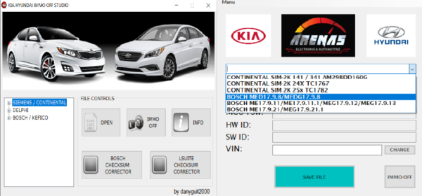 kia hyundai immo off studio software