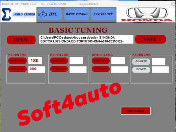 MULTI EDITOR (HONDA) V1.39 - Image 2